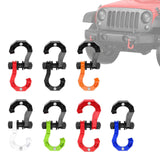 D Ring Split Shackle Accessories Spare Parts Premium Towing Winch Shackle Black Red