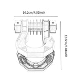 D Ring Split Shackle Accessories Spare Parts Premium Towing Winch Shackle Black White