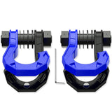 D Ring Split Shackle Accessories Spare Parts Premium Towing Winch Shackle Black Blue