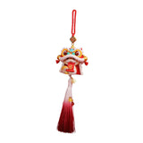Year of The Snake Car Ornament 2025 Chinese Lunar New Year Hanging Ornament Red Tassel