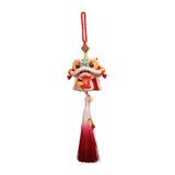 Year of The Snake Car Ornament 2025 Chinese Lunar New Year Hanging Ornament Red Tassel