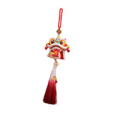 Year of The Snake Car Ornament 2025 Chinese Lunar New Year Hanging Ornament Red Tassel