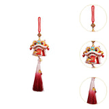 Year of The Snake Car Ornament 2025 Chinese Lunar New Year Hanging Ornament Red Tassel