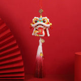 Year of The Snake Car Ornament 2025 Chinese Lunar New Year Hanging Ornament Red Tassel