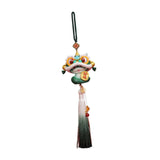 Year of The Snake Car Ornament 2025 Chinese Lunar New Year Hanging Ornament Green Tassel