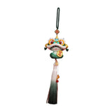 Year of The Snake Car Ornament 2025 Chinese Lunar New Year Hanging Ornament Green Tassel