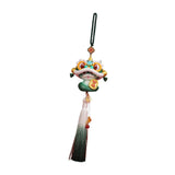 Year of The Snake Car Ornament 2025 Chinese Lunar New Year Hanging Ornament Green Tassel