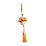 Year of The Snake Car Ornament 2025 Chinese Lunar New Year Hanging Ornament Gold Tassel
