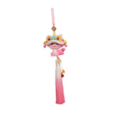 Year of The Snake Car Ornament 2025 Chinese Lunar New Year Hanging Ornament Pink Tassel