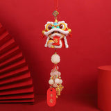 Year of The Snake Car Ornament 2025 Chinese Lunar New Year Hanging Ornament Red Beads