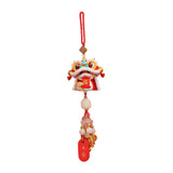 Year of The Snake Car Ornament 2025 Chinese Lunar New Year Hanging Ornament Red Beads