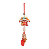 Year of The Snake Car Ornament 2025 Chinese Lunar New Year Hanging Ornament Red Beads
