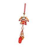 Year of The Snake Car Ornament 2025 Chinese Lunar New Year Hanging Ornament Red Beads