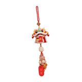 Year of The Snake Car Ornament 2025 Chinese Lunar New Year Hanging Ornament Red Beads