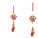 Year of The Snake Car Ornament 2025 Chinese Lunar New Year Hanging Ornament Red Beads