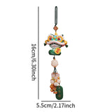 Year of The Snake Car Ornament 2025 Chinese Lunar New Year Hanging Ornament Green Beads
