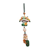 Year of The Snake Car Ornament 2025 Chinese Lunar New Year Hanging Ornament Green Beads