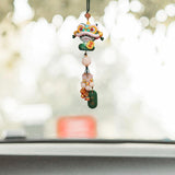 Year of The Snake Car Ornament 2025 Chinese Lunar New Year Hanging Ornament Green Beads