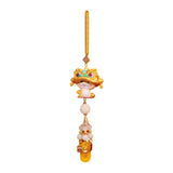 Year of The Snake Car Ornament 2025 Chinese Lunar New Year Hanging Ornament Gold Beads