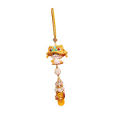 Year of The Snake Car Ornament 2025 Chinese Lunar New Year Hanging Ornament Gold Beads