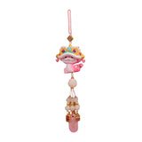 Year of The Snake Car Ornament 2025 Chinese Lunar New Year Hanging Ornament Pink Beads