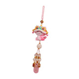 Year of The Snake Car Ornament 2025 Chinese Lunar New Year Hanging Ornament Pink Beads