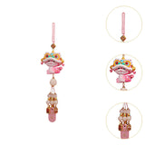 Year of The Snake Car Ornament 2025 Chinese Lunar New Year Hanging Ornament Pink Beads