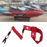 Boat Kill Switch Lanyard Wrist Strap Parts Motorboat Accessories Safety Cord Red