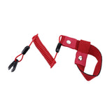 Boat Kill Switch Lanyard Wrist Strap Parts Motorboat Accessories Safety Cord Red