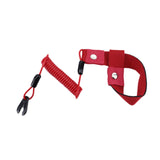Boat Kill Switch Lanyard Wrist Strap Parts Motorboat Accessories Safety Cord Red