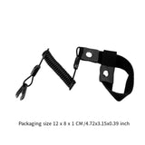 Boat Kill Switch Lanyard Wrist Strap Parts Motorboat Accessories Safety Cord Black