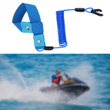 Boat Kill Switch Lanyard Wrist Strap Parts Motorboat Accessories Safety Cord Blue