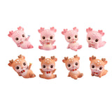 Deer Miniature Figurine Desktop Ornament for Entrance Fireplace Cabinet Style A