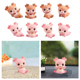 Deer Miniature Figurine Desktop Ornament for Entrance Fireplace Cabinet Style A