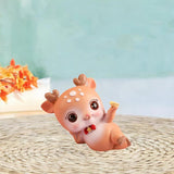 Deer Miniature Figurine Desktop Ornament for Entrance Fireplace Cabinet Style A