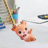 Deer Miniature Figurine Desktop Ornament for Entrance Fireplace Cabinet Style A