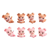 Deer Miniature Figurine Desktop Ornament for Entrance Fireplace Cabinet Style A