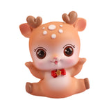 Deer Miniature Figurine Desktop Ornament for Entrance Fireplace Cabinet Style B