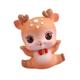 Deer Miniature Figurine Desktop Ornament for Entrance Fireplace Cabinet Style B