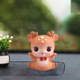Deer Miniature Figurine Desktop Ornament for Entrance Fireplace Cabinet Style B