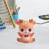 Deer Miniature Figurine Desktop Ornament for Entrance Fireplace Cabinet Style B
