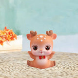 Deer Miniature Figurine Desktop Ornament for Entrance Fireplace Cabinet Style B