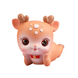 Deer Miniature Figurine Desktop Ornament for Entrance Fireplace Cabinet Style D