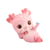 Mini Deer Statue Cute Cartoon Animal Sculpture for Office Cabinet Shelf Style A