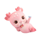 Mini Deer Statue Cute Cartoon Animal Sculpture for Office Cabinet Shelf Style A