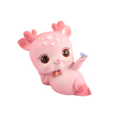 Mini Deer Statue Cute Cartoon Animal Sculpture for Office Cabinet Shelf Style A