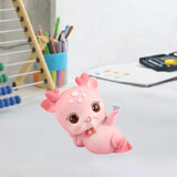 Mini Deer Statue Cute Cartoon Animal Sculpture for Office Cabinet Shelf Style A