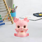 Mini Deer Statue Cute Cartoon Animal Sculpture for Office Cabinet Shelf Style B