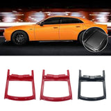 Water Cup Holder Frame Trim Cover Decor Replacement for Dodge 2016-2021 Red