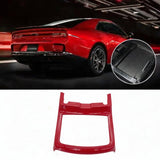 Water Cup Holder Frame Trim Cover Decor Replacement for Dodge 2016-2021 Red